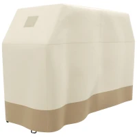Outsunny 71W x 188Lcm PU Coated Protective Grill Cover - Beige(m-11)