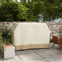 Outsunny 71W x 188Lcm PU Coated Protective Grill Cover - Beige(m-2)