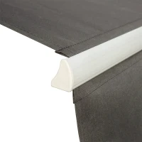 Outsunny Awning Canopy Manual Retractable Porch Sun Shade Shelter 3 x 2m Grey(m-9)