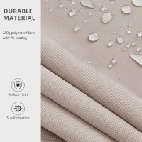 Outsunny 2.95Lx2.5M  Retractable Manual/Electric Awning-Cream White/White(m-6)