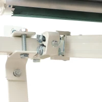 Outsunny Manual Retractable Awning, 3.5x2.5 m-Green(m-4)
