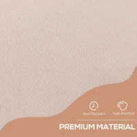 Outsunny 2x1.5m  Adjustable Outdoor Aluminium Frame Awning Beige(m-5)