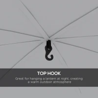 Outsunny 3.5 x 3.5M Camping Gazebo, Outdoor Event Shelter Dome Tent Garden Sun Shelter Patio Spire Arc Pavilion Camp Sun Shade, Green(m-5)