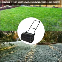 Outsunny Heavy Duty Push/Tow Lawn Roller Filled w/ Water or Sand(m-6)