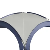 Outsunny Gazebo Party Tent, 3.5x3.5m-Cream/Blue(m-9)