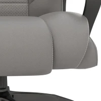 Vinsetto High Back Executive Office Chair 6- Point Vibration Massage Extra Padded Swivel Ergonomic Tilt Desk Seat, Grey(m-9)