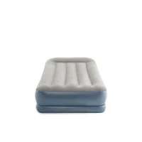 Intex 64116ND - Materasso Gonfiabile Singolo Pillow Rest Mid-Rise Autogonfiante, 99x191x30 cm(m-4)