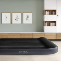Intex 64142 -  Materasso Gonfiabile Piazza e Mezza Dura-Beam Pillow Rest Classic, 137x191x25 cm(m-5)