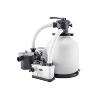 INTEX 26378NP - Piscina Ultra Xtr Frame Rettangolare 975X488X132 Cm, Pompa A Sabbia Combo, Scaletta Doppia, Telo Base, Copertura, Kit Di Pulizia Deluxe E Set Volley(m-7)