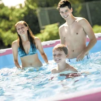 INTEX 28290NP - Piscina Metal Frame Rosa 244X76Cm(m-5)