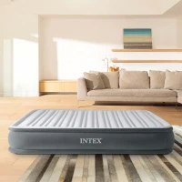 INTEX 67770ND - Materasso Casa Matrimoniale Dura Beam Tecnologia Fiber-Tech Con Pompa Elettrica Incorporata Cm 152X203X33(m-9)
