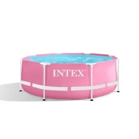 INTEX 28290NP - Piscina Metal Frame Rosa 244X76Cm(m-1)