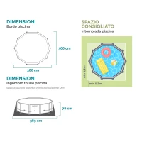 INTEX 28210NP - Piscina Frame Cm 366X76(m-5)