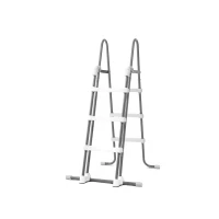 INTEX 26746NP - Piscina Prism Chevron 488X122Cm Con Pompa Filtro Da 6.678 L/H, Telo Base, Telo Copertura, Scaletta(m-5)