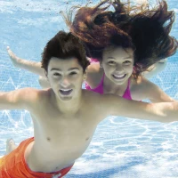 INTEX 26792NP - Piscina Prisma Metal Frame 488X244X107 Cm Con Pompa Filtro,Scaletta,Telo Base, Copertura(m-6)