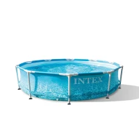 INTEX 28208NP - Piscina Frame Beachside Cm 305X76 Con Pompa Filtro(m-1)