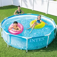 INTEX 28208NP - Piscina Frame Beachside Cm 305X76 Con Pompa Filtro(m-3)