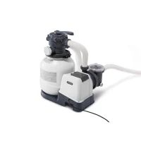 INTEX 26334NP - Piscina Ultra Xtr Frame 610X122 Cm Pompa A Sabbia, Scaletta Doppia, Telo Base, Copertura(m-6)