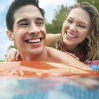 INTEX 28266NP - Piscina Frame Rettangolare Rosa 220X150X60 Cm(m-5)