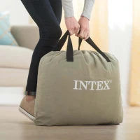 INTEX 64162ND - Materasso Dura-Beam Prime Comfort Singolo Con Tecnologia Fiber Tech, Pompa Elettrica Incorporata 99X191X51 Cm(m-7)
