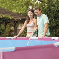 INTEX 28290NP - Piscina Metal Frame Rosa 244X76Cm(m-7)