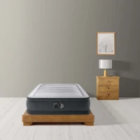 INTEX 67766ND - Materasso Casa Singolo Dura Beam Tecnologia Fiber-Tech Con Pompa Elettrica Incorporata Cm 99X191X33(m-8)