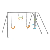 INTEX 44131 - Altalena Colore Grigio 4 Componenti Cm 457 (L) X 244 (P) X 201 (H)(m-1)