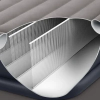 INTEX 64132ND - Materasso Dura-Beam Pillow Rest Deluxe Singolo Bicolor Con Tecnologia Fiber Tech, Pompa Elettrica Incorporata 99X191X42 Cm(m-5)