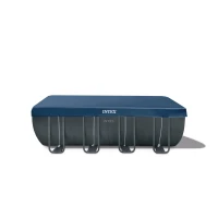 INTEX 26356NP - Piscina Ultra Xtr Frame Rettangolare 549X274X132 Cm, Pompa A Sabbia, Scaletta Doppia, Telo Base, Copertura(m-2)