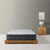 INTEX 67768ND - Materasso Casa Una Piazza E Mezza Dura Beam Tecnologia Fiber-Tech Con Pompa Elettrica Incorporata Cm 137X191X33(m-8)