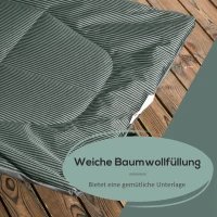 Outsunny Opvouwbare ligstoel met verstelbare rugleuning en bekerhouder 68 x 190 x 48 cm Grijs(m-5)