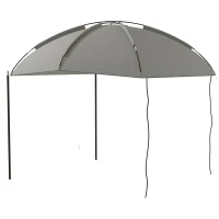 Outsunny Autozonnescherm Achtertent, Zonnescherm, inclusief transporttas, 290 x 278 x 260 cm, Lichtgrijs(m-10)