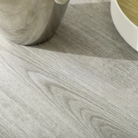 Outsunny Conjunto de Refeição de Jardim de 7 Peças com 1 Mesa e 6 Cadeiras Empilháveis Estilo Moderno Branco e Cinza(m-8)