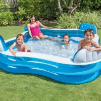 INTEX 56475NP - Piscina Family 4 Sedili Cm 229X229X66(m-5)