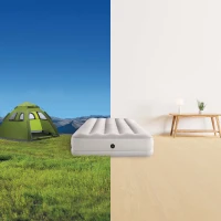 Intex 64177 - Materasso Gonfiabile Singolo Prestige Mid-Rise, con Pompa USB Portatile, 99x191x30 cm(m-5)