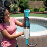 INTEX 28626 - Vacuum Ricaricabile Zr100 Per Spa, Piscine Intex Fuori Terra E Piscine Interrate(m-10)
