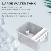 HOMCOM Three-Cool Air Conditioner, with Ice Pack and Remote - White(m-9)