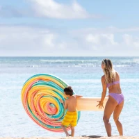 INTEX 58754EU - Materassino Lollipop Rainbow Cm 208X135(m-4)