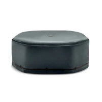 INTEX 28434EX - Spa Bubble Ottagonale Cm 180X71, 4 Posti, Con Pompa, Riscaldatore, Sistema Di Purificazione Acqua, 120 Getti, Telo Base, Telo Copertura, Dispenser Di Cloro(m-3)