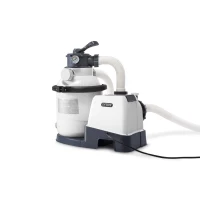 INTEX 26356GN - Piscina Ultra Xtr Frame Rettangolare 549X274X132 Cm, Pompa A Sabbia, Scaletta Doppia, Telo Base, Copertura(m-7)