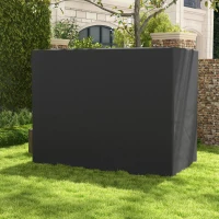 Outsunny 3-Seat Outdoor Garden Swing Chair Protective Cover Water UV Resistant, 240L x 133Wcm, Dark Grey(m-8)