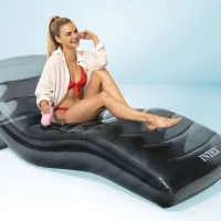 INTEX 56875EU - Materassino Cool Grey Lounge Cm 191X99(m-2)