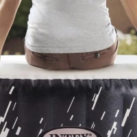 INTEX 28494EX - Bubble Glow Deluxe Cm 196X71 4 Posti Con Pompa, Riscaldatore, Sistema Di Purificazione Acqua, Telo Base, Telo Copertura, 2 Poggia Testa, Led Multi-Color(m-4)