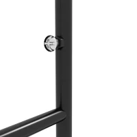 Outsunny Treillis de jardin lot de 2 support pour plantes grimpantes en métal - 51 x 120 cm noir(m-7)