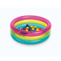 INTEX 48674NP - Piscina Baby 3 Anelli Palline Colorate Cm 86X25(m-1)