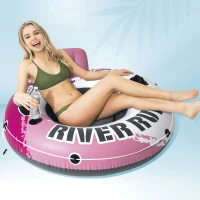 INTEX 56824EU - Ciambellona River Run Rosa Cm 135(m-3)