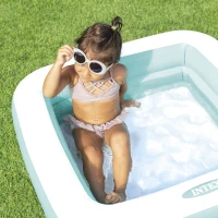 INTEX 57100NP - Piscina Baby Rettangolare Cm 86X86X25(m-6)