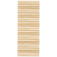 Outsunny Uitrolbaar Tuinpad, Weerbestendig, Vurenhout, 120 x 47 x 1 cm, Natuurlijk