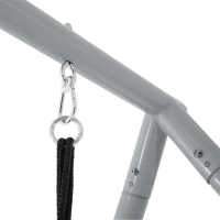 INTEX 44152 - Altalena Grigia Cm 467X244X201, 5 Componenti (Scivolo, Dondolo Ottagonale, 2 Altalene, Dondolo Con Poggia Piedi)(m-8)