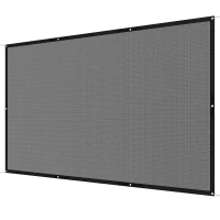 Outsunny Vela de Sombra Retangular 3x2 m Toldo Vela para Jardim Proteção Solar 65% Transpirável e Anticongelante para Pátio Preto(m-11)